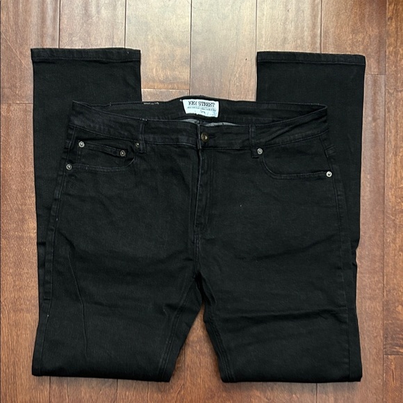 Key Street Black Straight Leg Jeans for Men, Size 38, NWOT - Picture 2 of 11